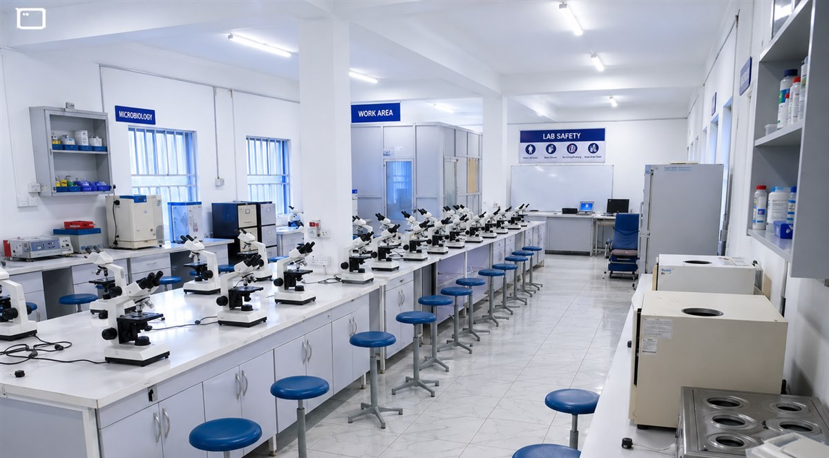 Medical Laboratory microscope stations
