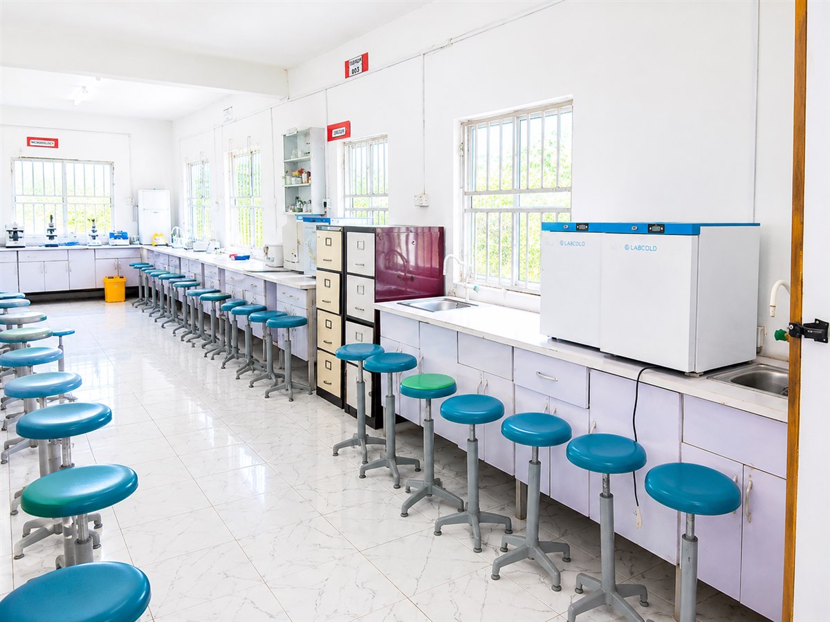 Medical Laboratory equipment storage room