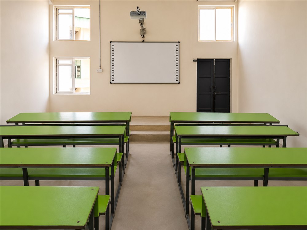 Classroom at Dagamas College ready for new students
